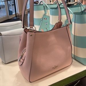 Kate Spade Leila Medium Triple Compartment Shoulder Bag
Rose Smoke